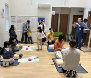 第50回ママパパ子育てサロン「親子で学ぶ心肺蘇生」